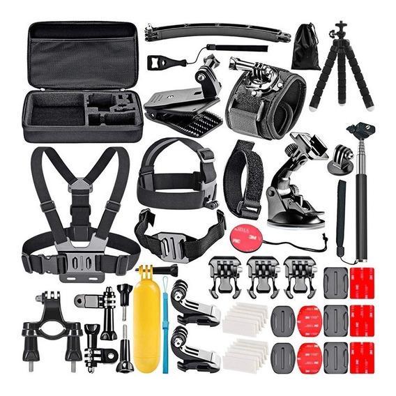 Kit De 50 Accesorios Gopro Hero 2 3 4 5 6 7 8 9 10