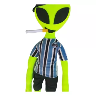 Boneco Et Verde Do Grêmio  Alienígena 50cm Com Ventosa