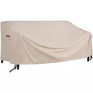 Cobertor Sillon Terraza Tres Cuerpos Premium 205x75x77cm Pvc Color Beige Para Sofás De 3 Cuerpos
