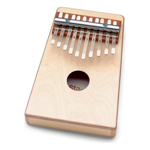 Kalimba Stagg Kali-kid10-n Natural De 10 Notas