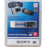 Tarjeta Memori Stick Pro Duo Sony 8gb Con Adaptador