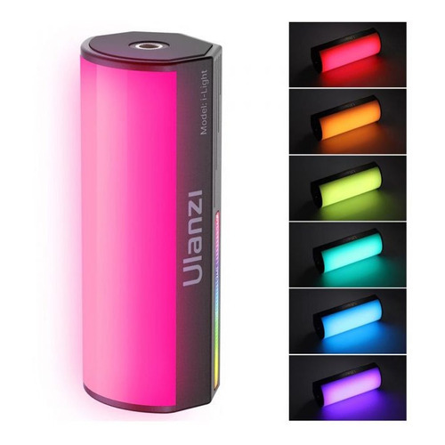 Mini Tubo Led I-light De Mano Rgb Bicolor Magnético Ulanzi Color de la estructura Negro