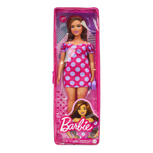 Barbie Fashionistas 171 Estuche Rosa Con Cierre Mattel