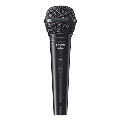 Micrófono Shure Sv200 Dinámico Cardioide Negro