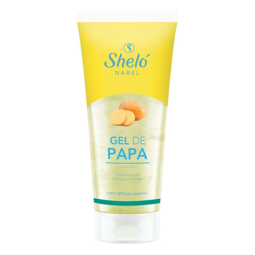 Gel De Papa Capilar Extra Fijación Fortalece Repara 250ml