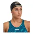 Gorra Arena Natación Adultos 3d Soft Silicona - Btu Color Negro Dorado Tamaño Xl
