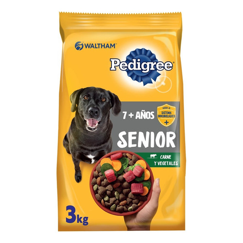 Alimento Pedigree Vida Plena senior 7 + años para perro senior todos los tamaños sabor mix en bolsa de 3 kg