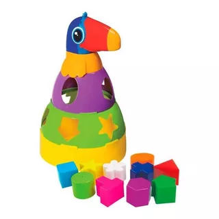 Brinquedo Educativo Merco Toys Tucano Didático C/blocos