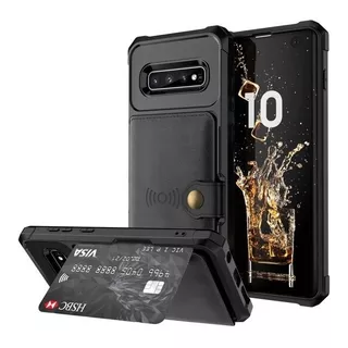 Capinha Carteira Moderna Samsung Galaxy S9 S10 Plus Note 9