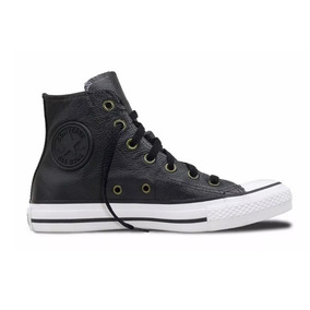 converse cuero negras botitas converse cuero negras botitas