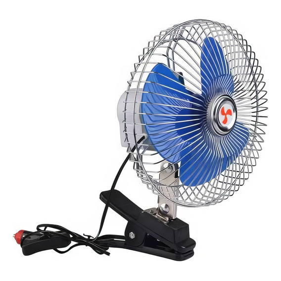 Ventilador De Auto De 8 24v Giratorio Con Gancho