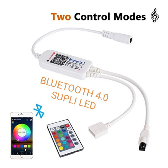 Controlador Rgb Bluetooth Cinta Led 5v 12v 24v Control Aud
