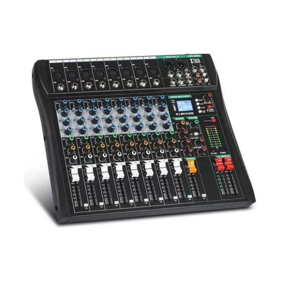 Mezcladora De Audio 8 Canales 16 Efectos Ct80x Xtuga Mixer