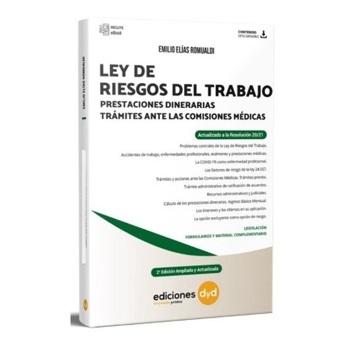 Ley De Riesgos Del Trabajo - Romualdi, Emilio Elias