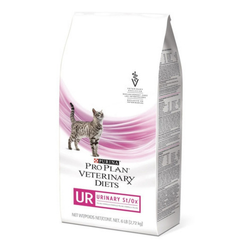 Alimento Pro Plan Veterinary Diets Urinary ST/OX para gato adulto todos los tamaños sabor mix en bolsa de 2.72kg