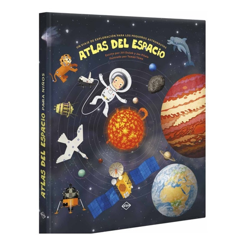 Atlas Del Espacio Para Niños - Libro De Aprendizaje -español
