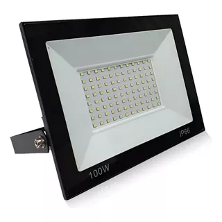 Refletor De Led Holofote Exterior Ip66 100w 9000 Lumens