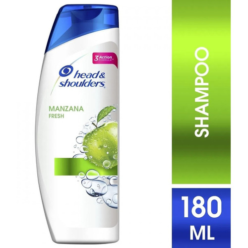 Shampoo Head & Shoulders Manzana Fresh Cabello Graso - 180ml