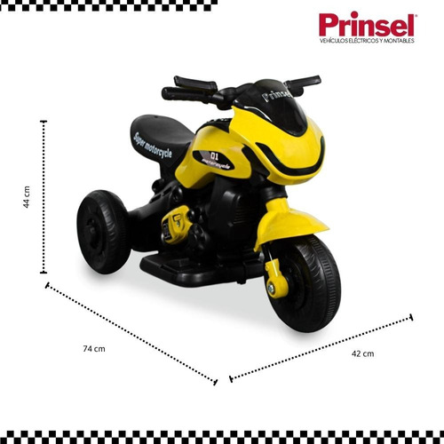 Montable Moto Colors Prinsel Color Amarillo