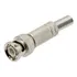 Conector Bnc Com Mola E Parafuso 4mm Cftv Com 50 Peças