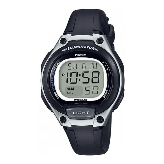 Reloj Casio Lw-203-1a Lw203 Mujer 50m Led Alarma Ahora12