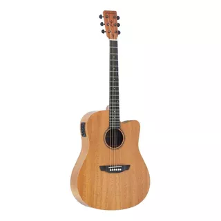 Violão Eletroacústica Strinberg Forest Fs4d Para Destros Mahogany Madeira Técnica Fosco