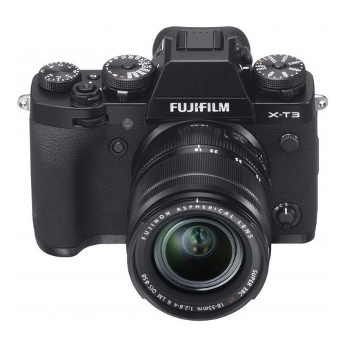  Fujifilm Kit X-T3 + lente 18-55mm R LM OIS sin espejo color  negro