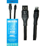 Cable Cargador Para iPhone Lightning Inova 2 Metros 