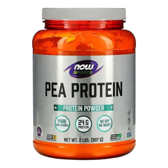 Now Foods Proteina De Guisante Sin Sabor 2 Lbs (907 G)