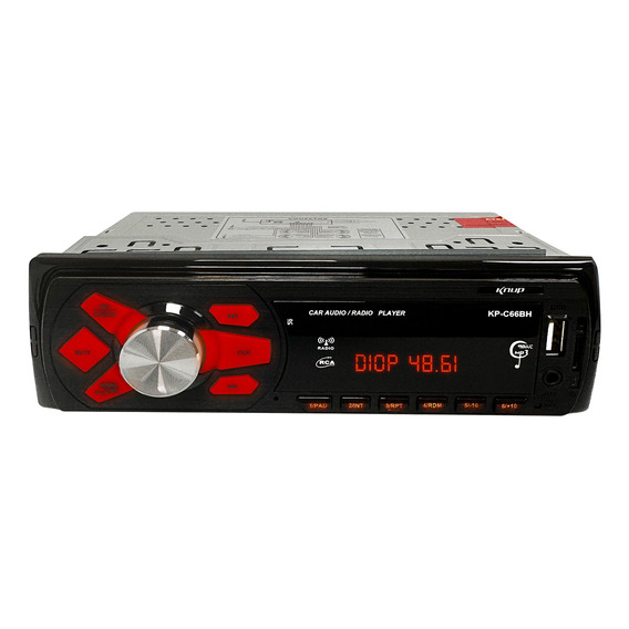 Radio Para Auto Kp-c66bh Mp3, Usb Y Lector De Tarjeta Sd 