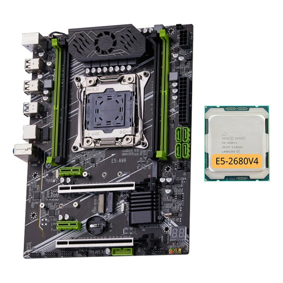 Kit Motherboard Tarjeta Madre X99 Procesador Xeon E5 Lga2011