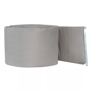 Bumper Protector Para Cuna 25x440cm Gris