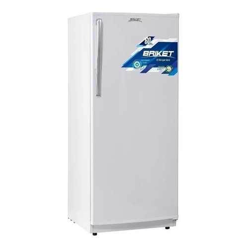 Freezer Vertical Briket Fv6200 226 Litros Blanco 5 Cajones