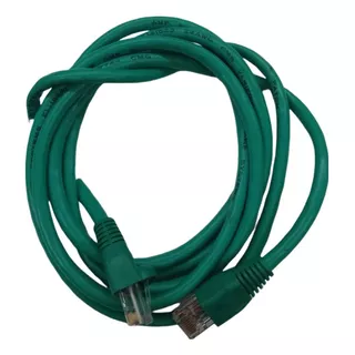 Cable De Red 1,50 Mts Cat. 5e Patch Cord Verde X10 Unidades