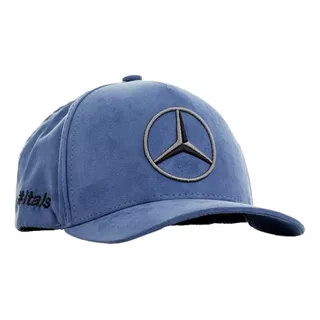 Boné Itals Mercedes Azul Suede 