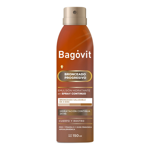 Bagovit Bronceado Progresivo Autobronceante 150ml