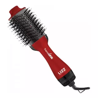 Escova Profissional Seca E Modela Trend Íon 220v - Lizz Cor Vermelho