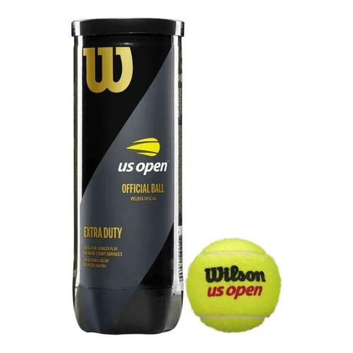 Tubo Pelotas Tenis - Us Open Extra Duty - Wilson