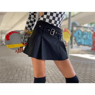 Pollera Tableada Mini Tenis Anime No 47 Street