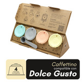 Capsulas Dolce Gusto Recargables Ecologicas X4 Caffettino