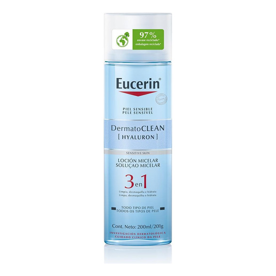 Eucerin Dermatoclean Loción Micelar Limpiadora 3 En 1 X200ml