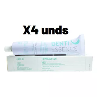 4x Crema Dentiessence Sin Flúor - G