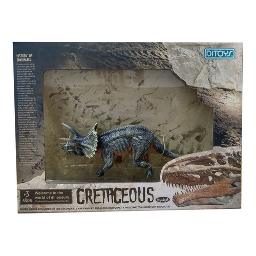 Cretaceous Dinosaurios 18 Cm Triceratops