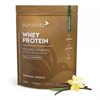 Whey Protein Isolado Puravida Sabor Baunilha 450g