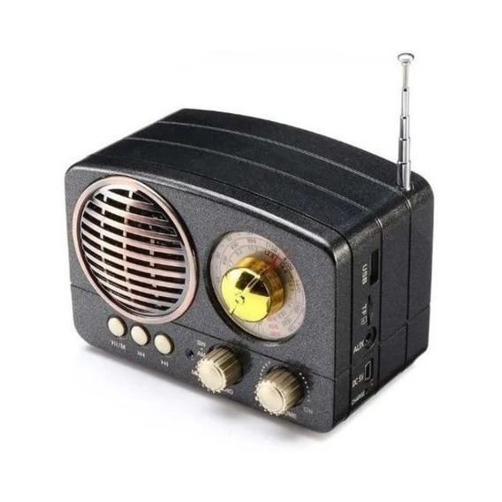 Radio Vintage Retro Am / Fm Bluetooth Sonido Extra Bass