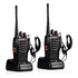 Walkie-talkie Baofeng BF 888S de 6 radios y frecuencia UHF color negro