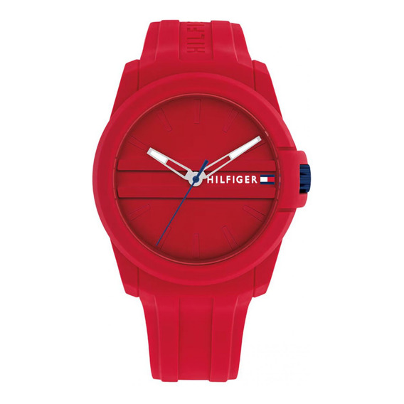 Reloj Para Hombre Tommy Hilfiger Austin 1710598 Rojo