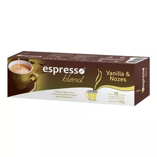 Cápsulas Compatíveis Nespresso Blend Vanilla & Nozes 10 Un