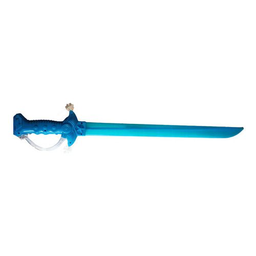 Espada Con Luces Y Sonidos Para Niños Guerreros Juguete 65cm Azul