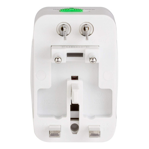 Adaptador Enchufe Universal Clavija Internacional Viaje 3pzs